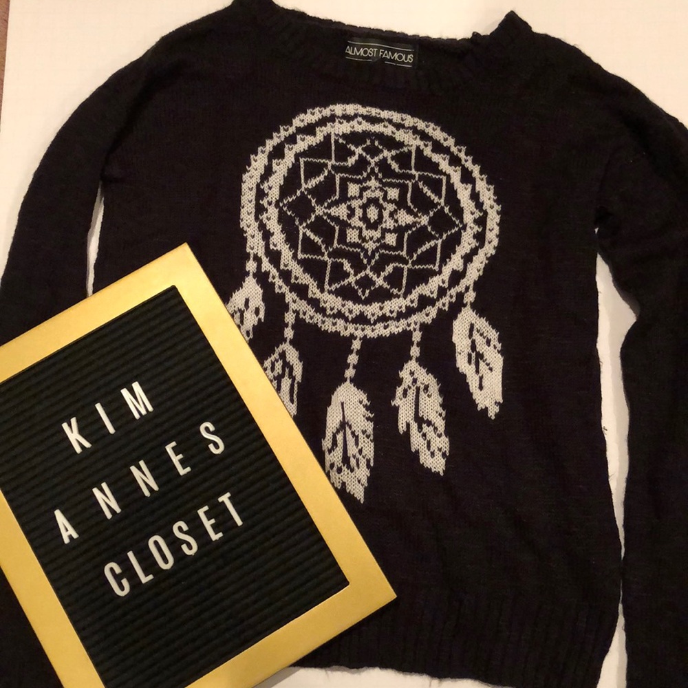 Dreamcatcher Black Sweater
